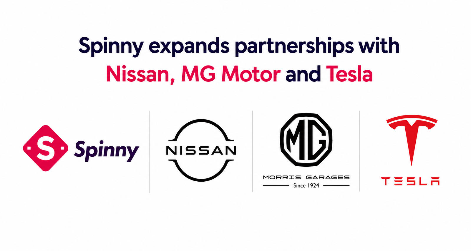 Spinny expands partnerships with Nissan, MG Motor and Tesla