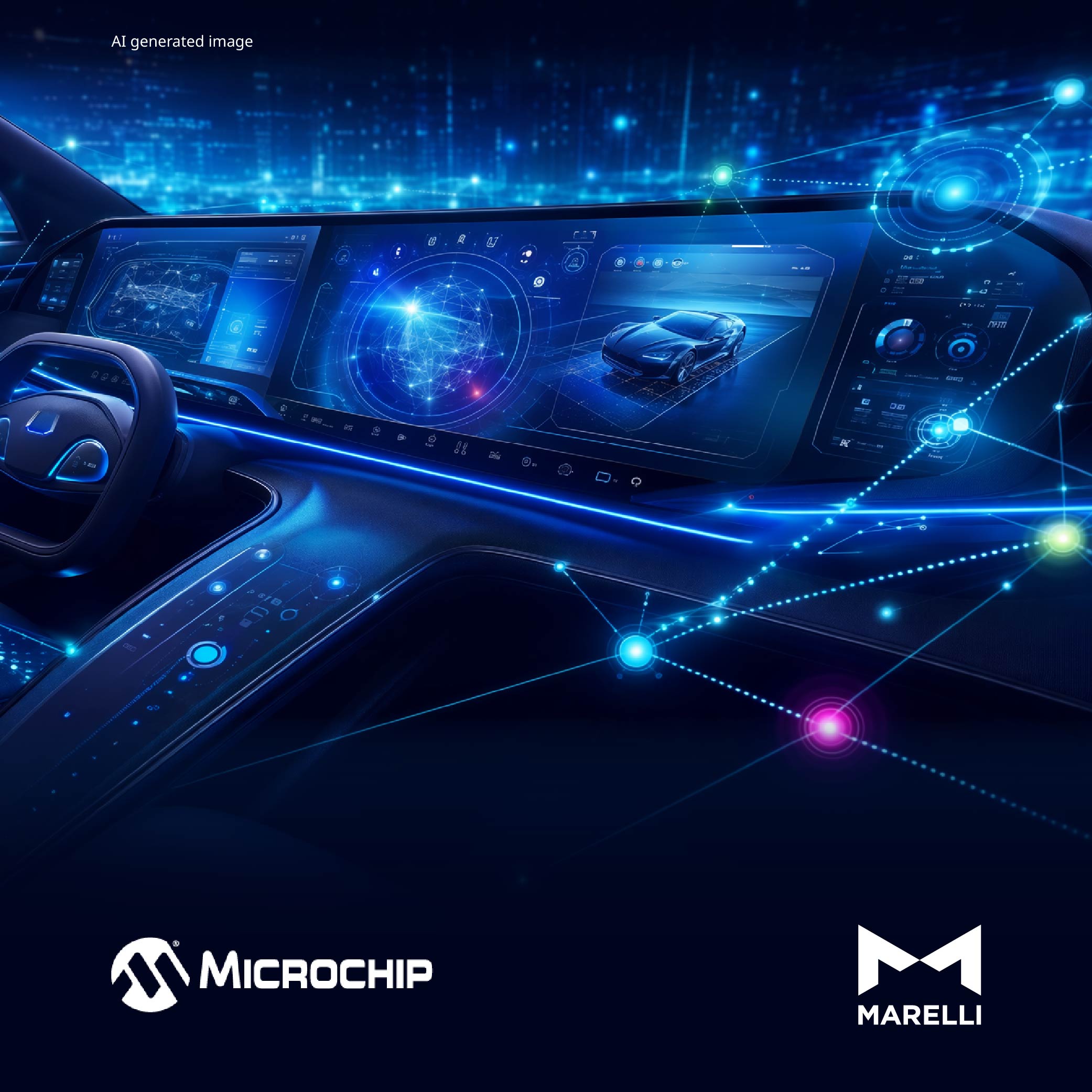 Marelli and Microchip develop open-standard display connectivity for software-defined vehicles